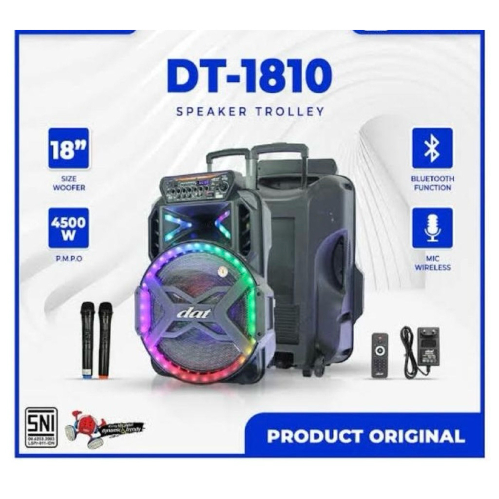 SPEAKER PORTABEL DAT DT1810 ECO (18INCH)