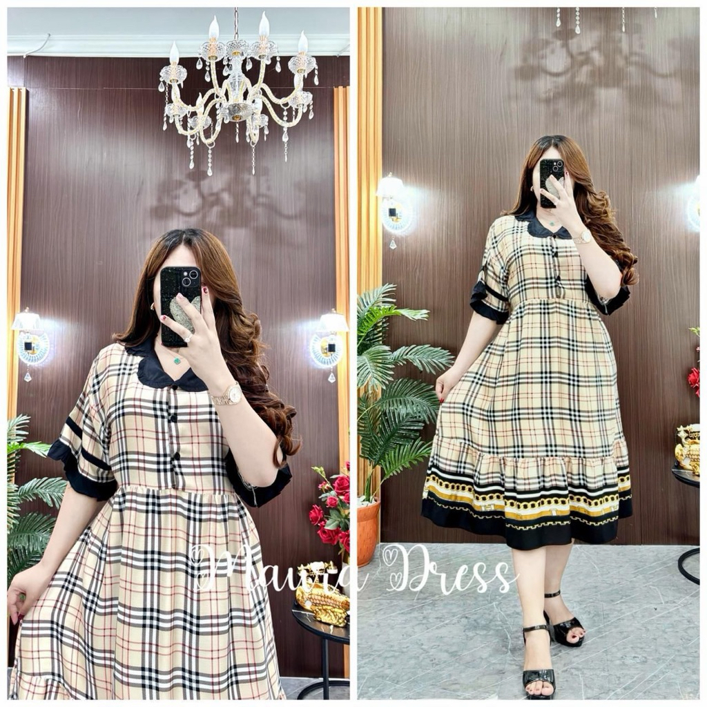 DRESS MAURA | daster selutut