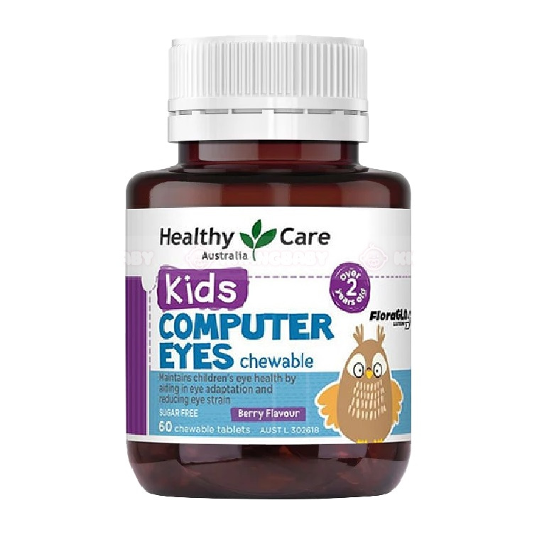 Healthy Care Kids Computer Eyes Chewable Health Kid Eye 60 tablets Lutein Suplemen Vitamin Obat Nutr