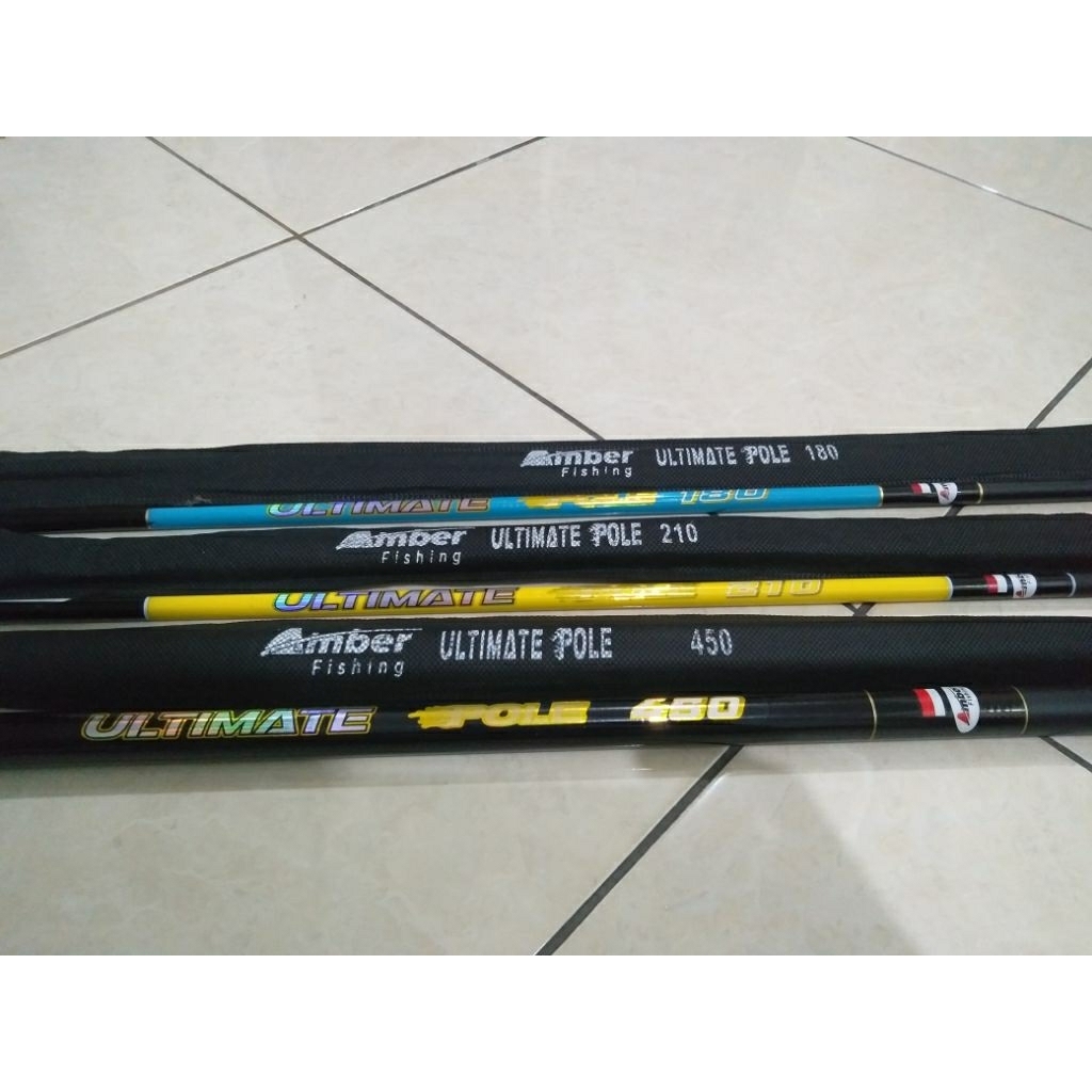 TEGEK / BEBEKAN JORAN PANCING AMBER ULTIMATE POLE uk 180. 210. 270. 450CM