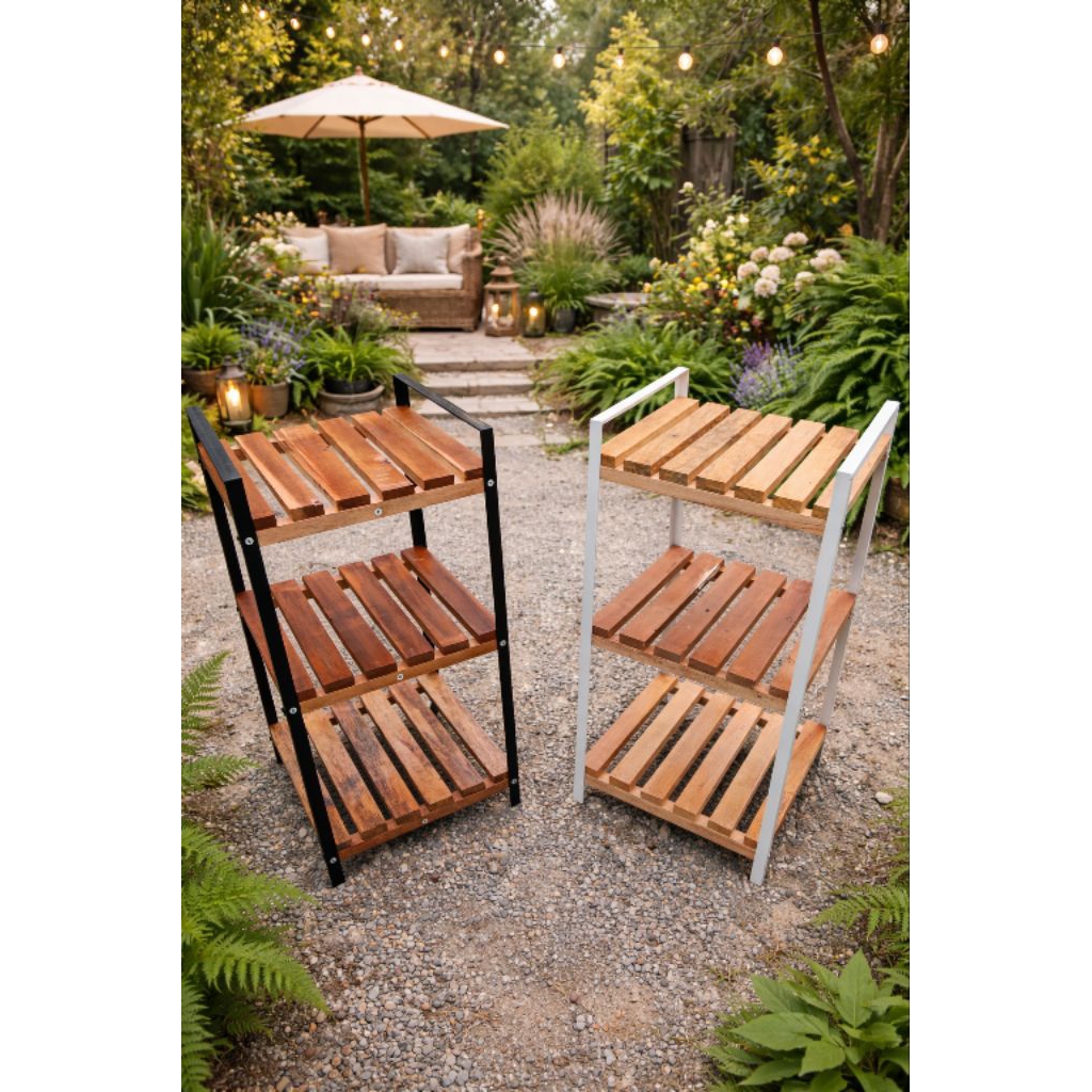 rak besi dispenser 3 susun, rak besi mejicom 3 susun, rak serbaguna