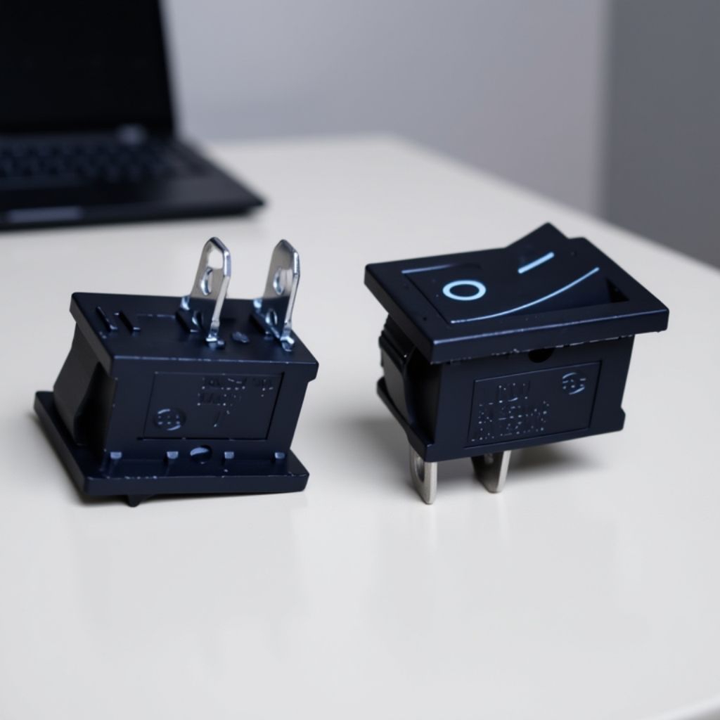 Batam - Rocker Switch 2 Pin Saklar Mini Merah 15 × 10mm untuk Kebutuhan Elektronik Anda