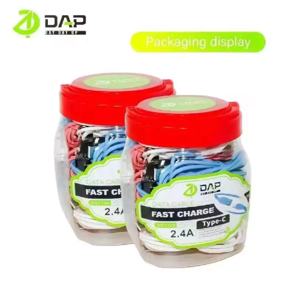 Kabel Data DAP Type C DGT100 2.4A Original Kabel Charger DAP DGT100 Type C 1M 2.4A Perpcs