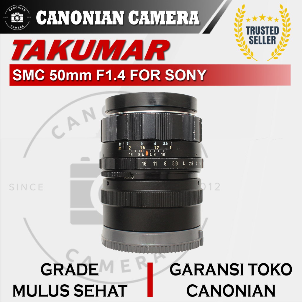 Lensa Takumar SMC 50mm F1.4 For Sony Mirrorless