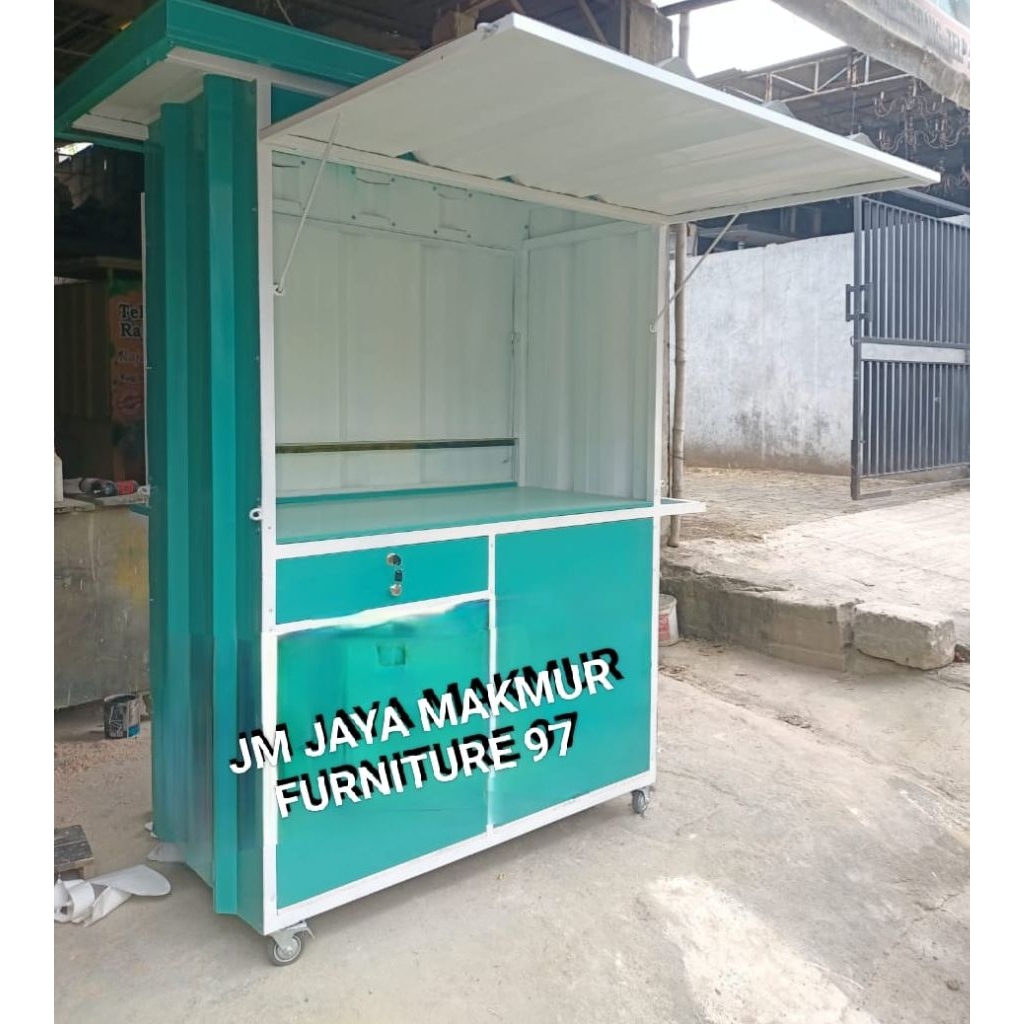 gerobak kontener semi