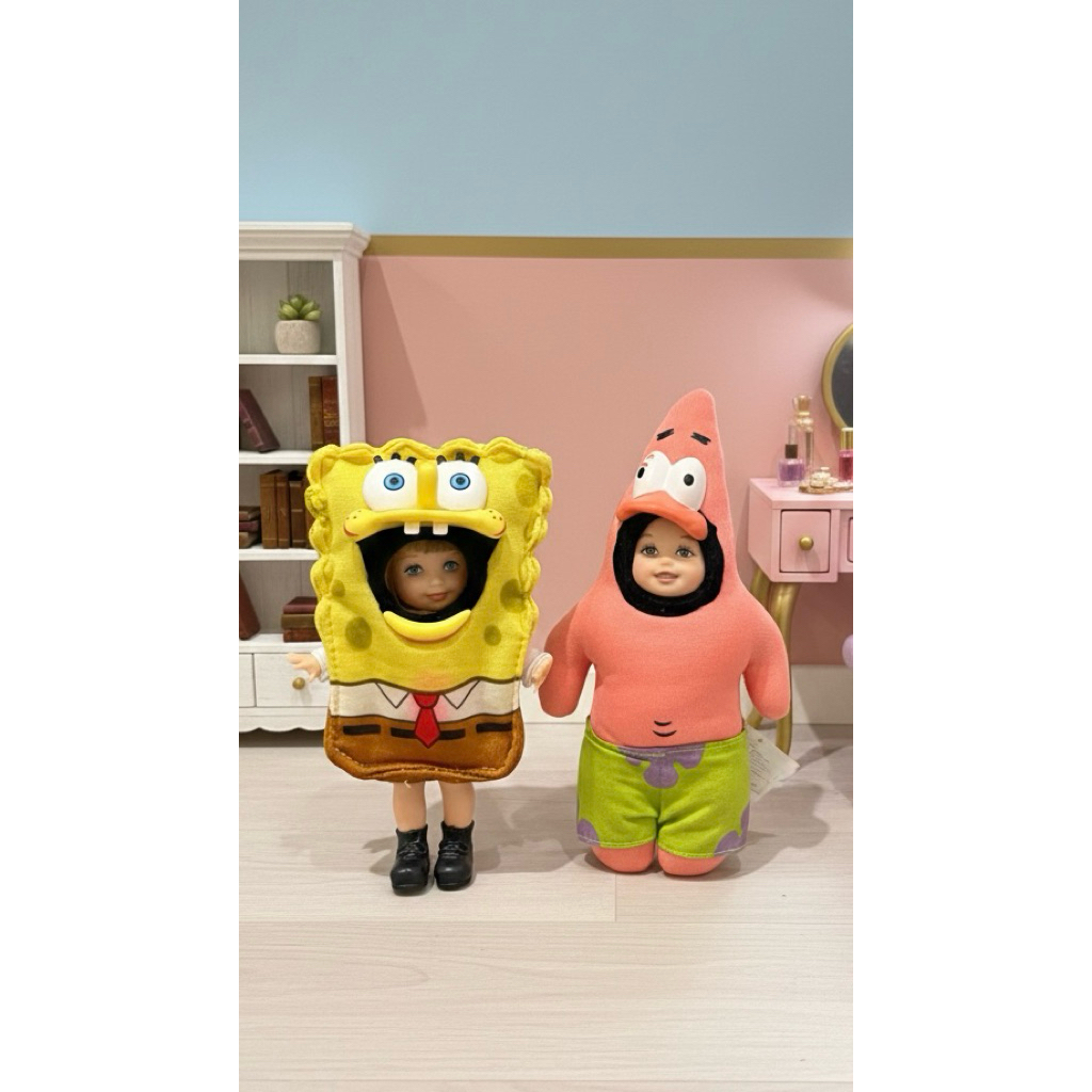 Barbie / Tommy Barbie / Kelly Barbie / Kelly Tommy Spongebob Patrick