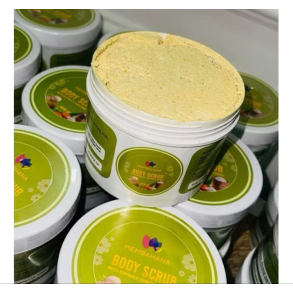 lulur body scrub membahana isi 500 gram