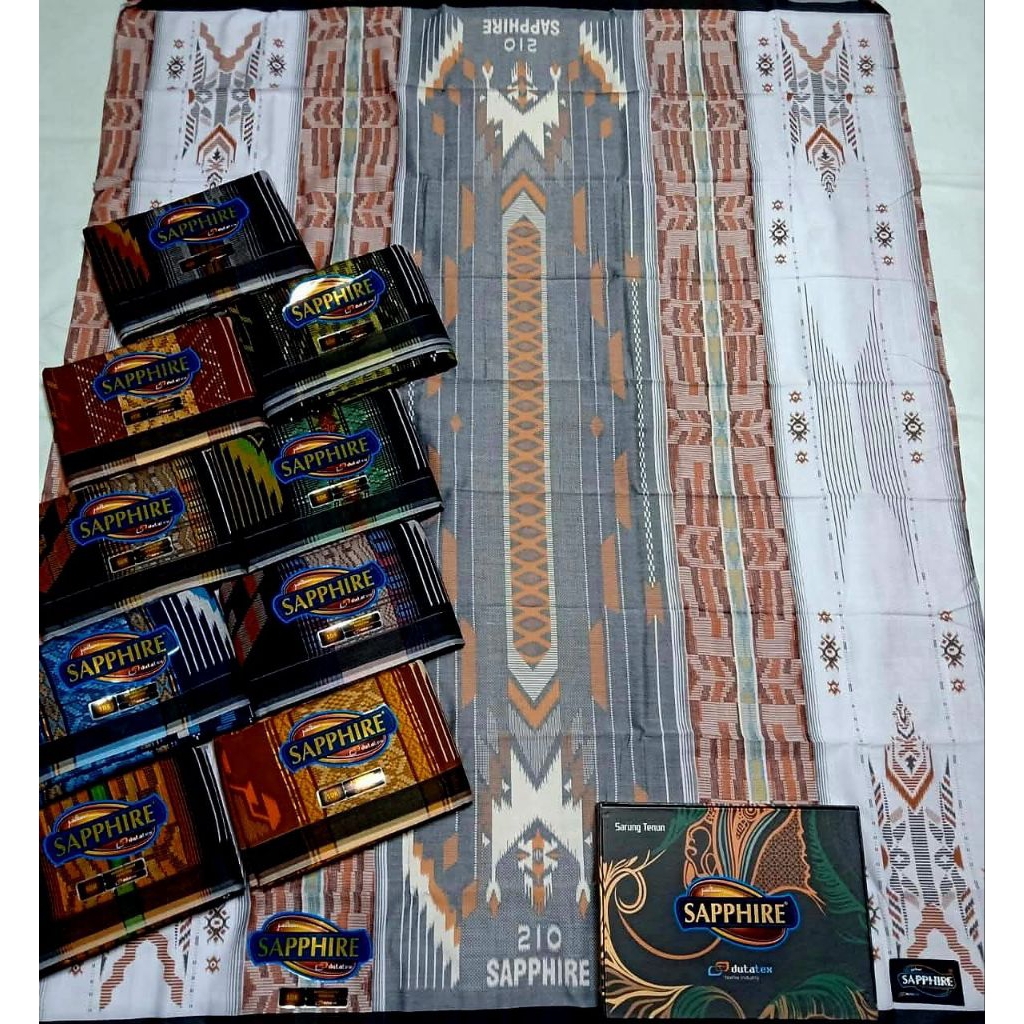 SARUNG SAPPHIRE SONGKET DOBBY KEMBANG SDK,STK,CCT MOTIFBARU