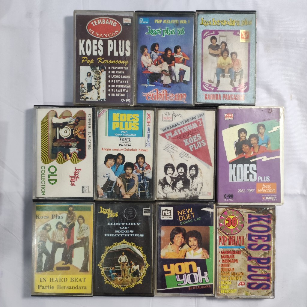 Kaset Pita Koes Plus Jadul Vintage Lawas Koesplus Koeswoyo Yon Yok Pop Melayu Dangdut Cassette Indon