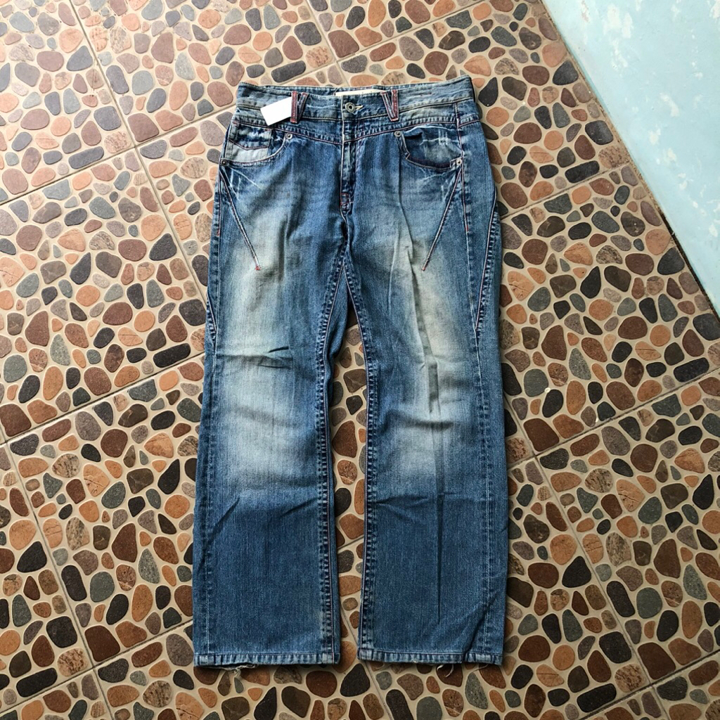 Longpants denim fading