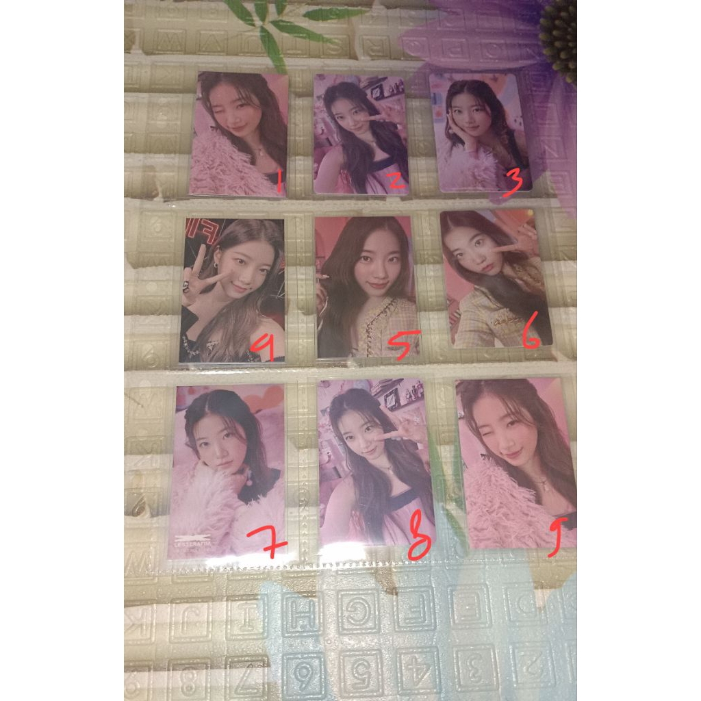 KAZUHA PHOTOCARD OFFICIAL FEARLESS JP