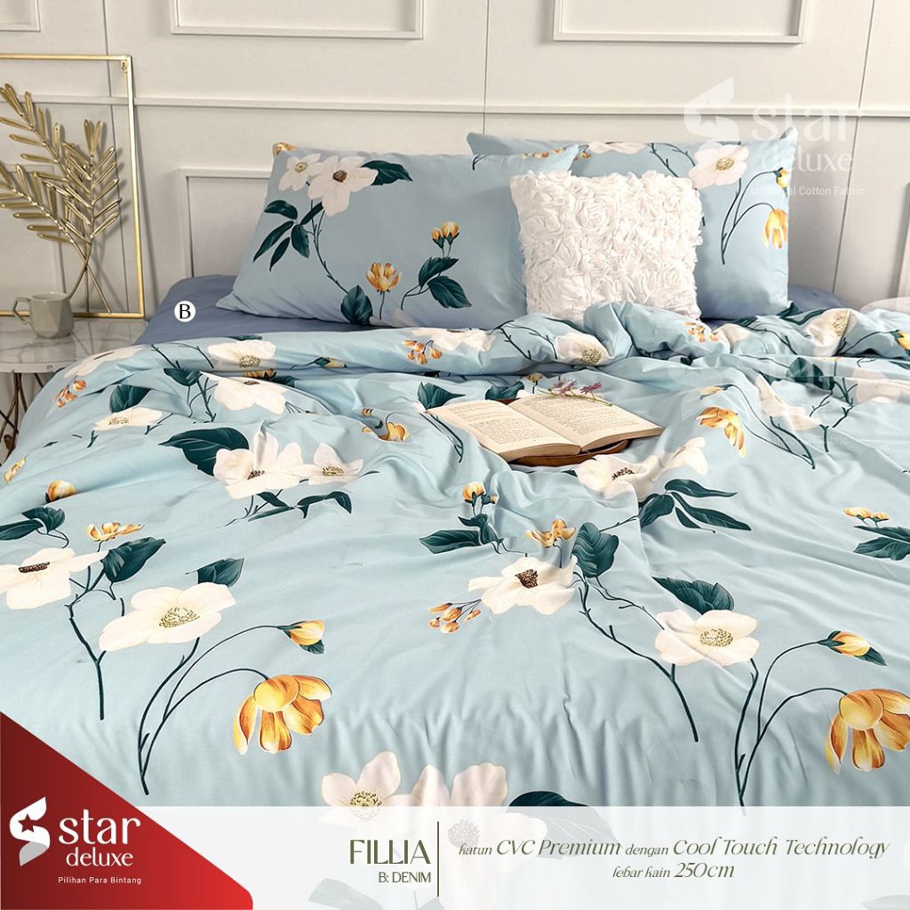 sprei anak star kelinci 100x200 160x200 120x200 Fillia