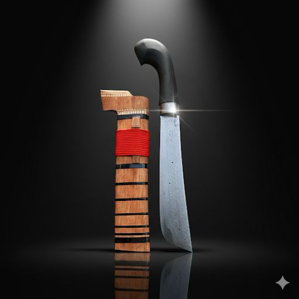 Golok Kecil Baja Asli