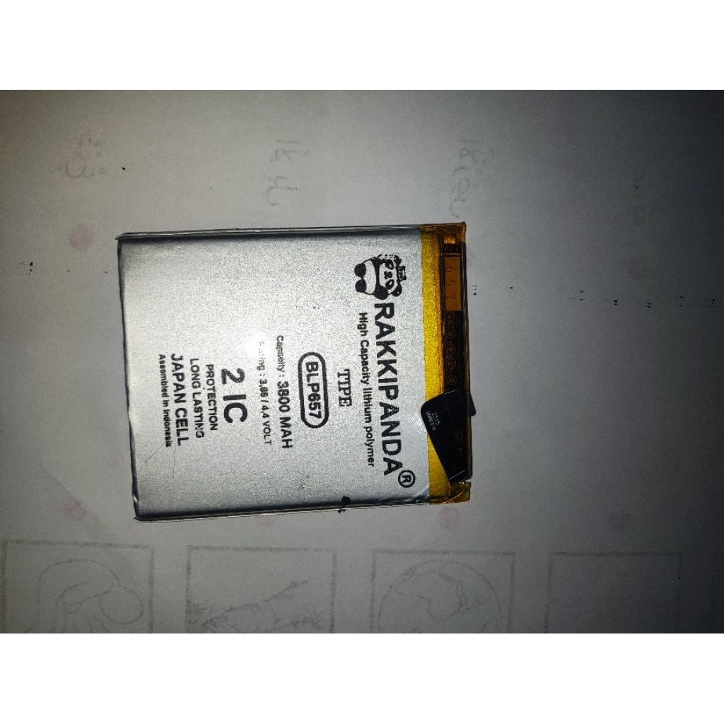 Baterai Rakkipanda second Oneplus 6 BH sekitar 90%