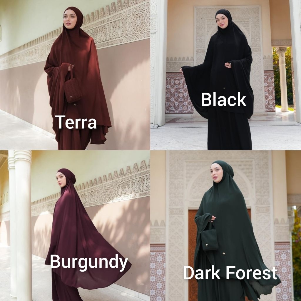 Purity Plain Prayer Set by HL Heaven Lights Mukena