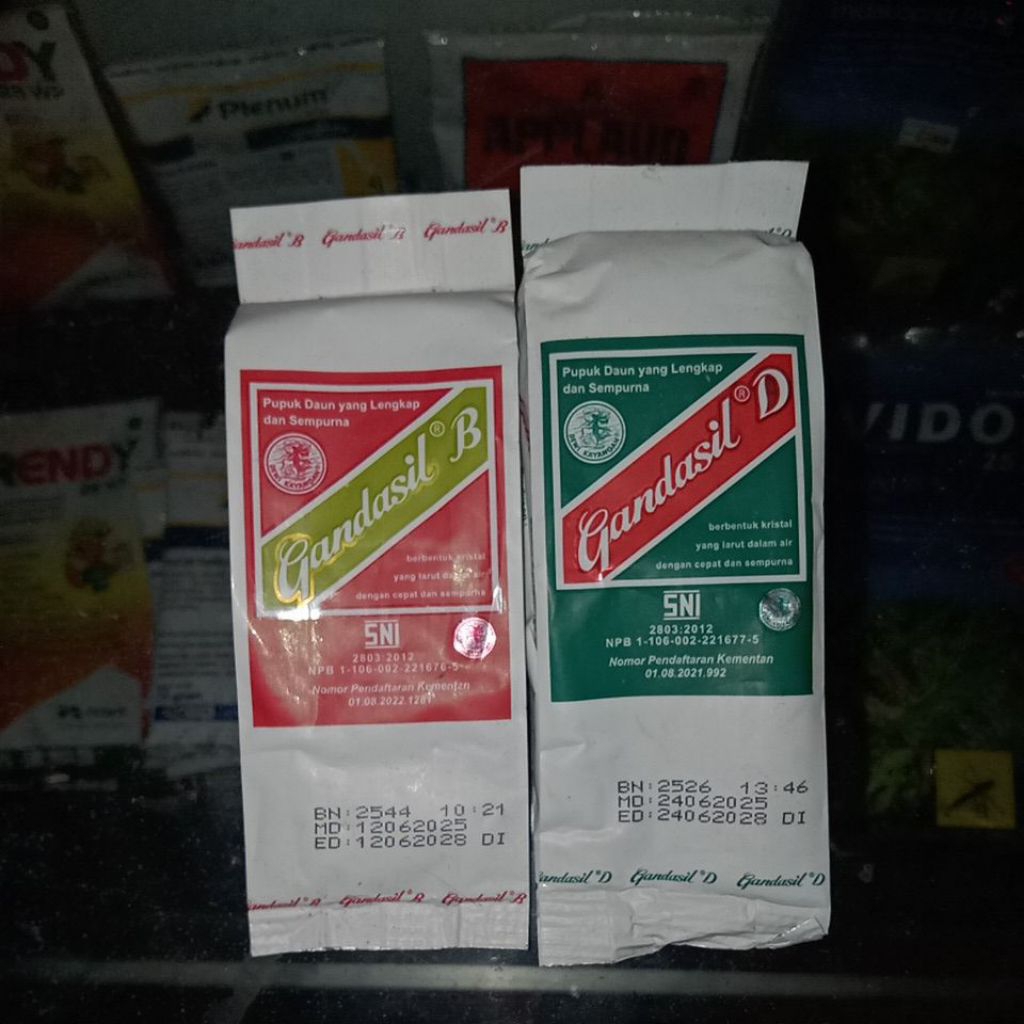 Pupuk Gandasil B dan Gandasil D 100 Gram