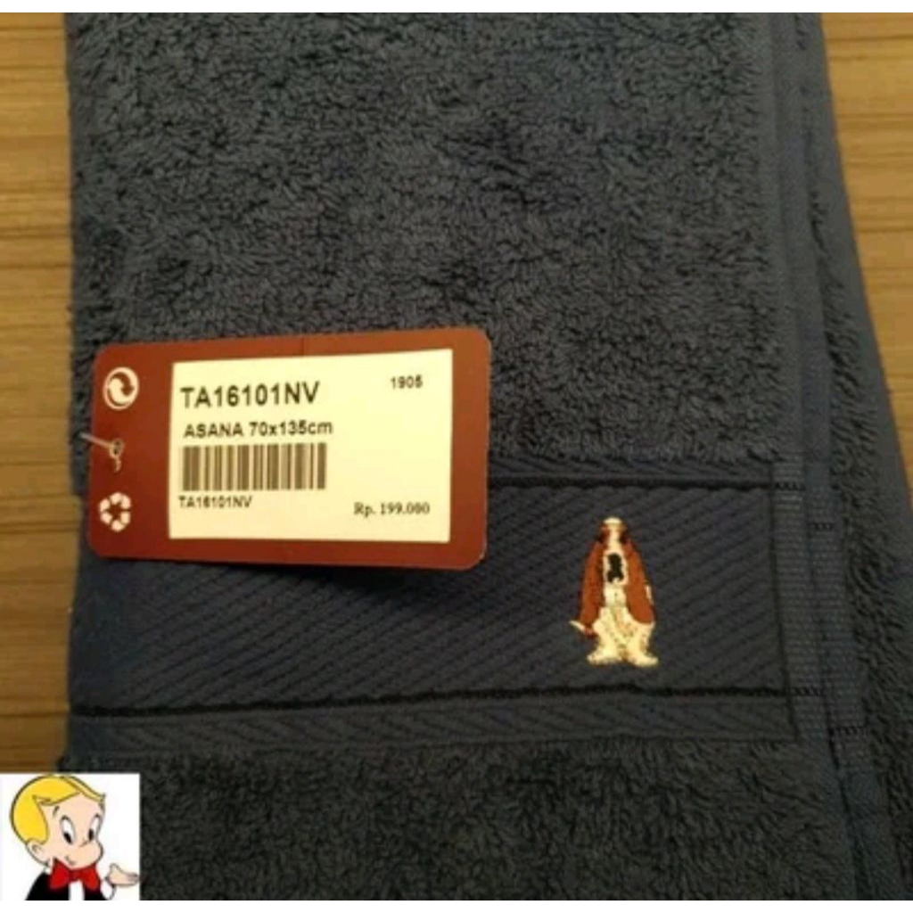 Handuk Hppp ORI, ukuran 70x135cm