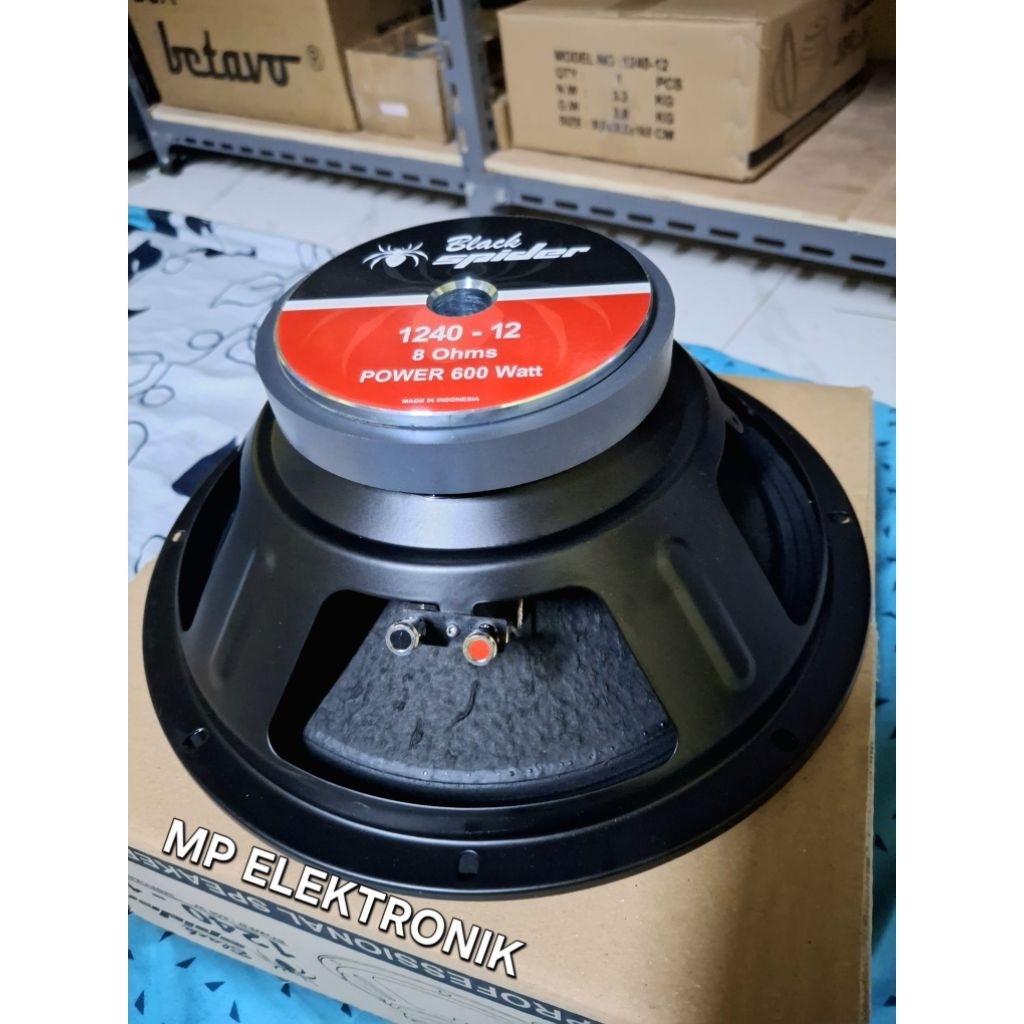 SPEAKER BLACK SPIDER 1240 NEW / SPEAKER 12IN PROFESIONAL SPEAKER