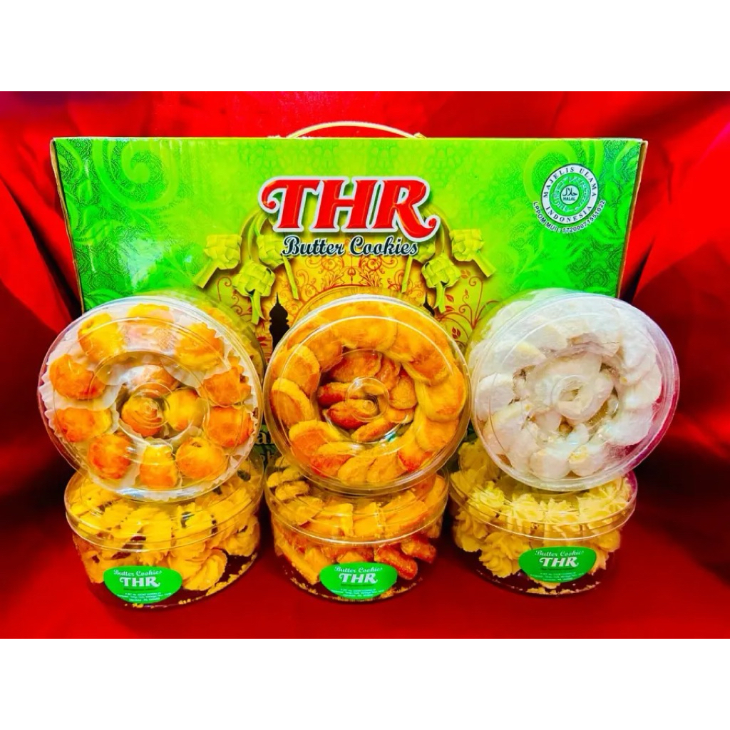 THR Bulat / Hampers Kue Paket Lebaran THR Bulat / THR Cookies / Paket Lebaran / Paket Kue Kering