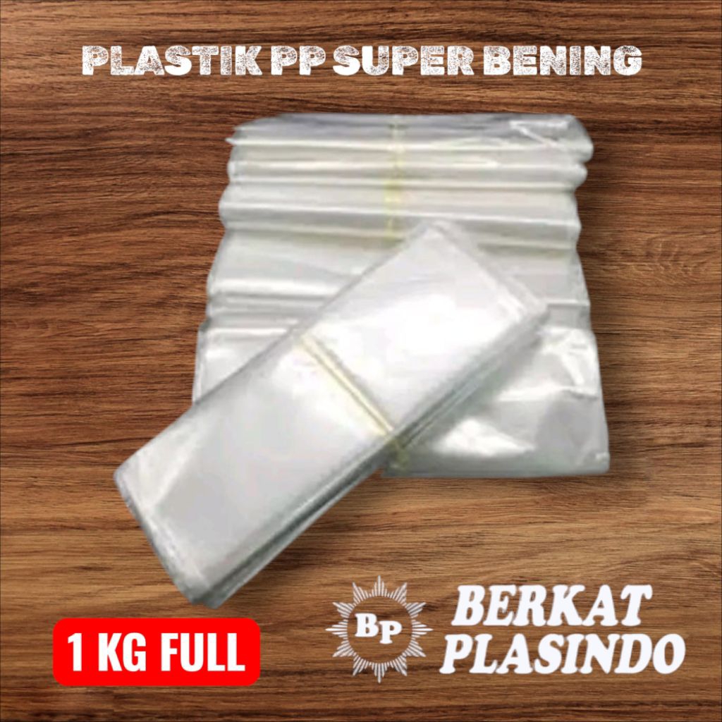 250gr Kantong Plastik PP Bening Kiloan Ukuran Lengkap [MINIMAL ORDER KELIPATAN 500 GRAM] - PLASTIK L