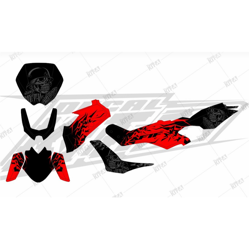 DEKAL STIKER MOTOR YAMAHA NMAX OLD nmax turbo Stiker Nmax neo warna biru putih