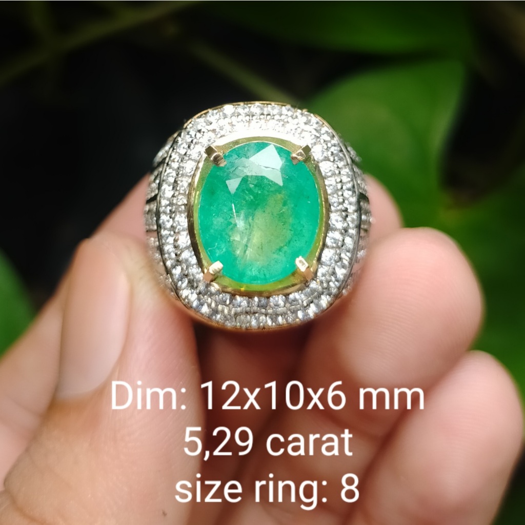 BATU ZAMRUD ASLI NATURAL RING PERAK koleksi lainnya cincin Wulung giok opal new akik bacan doko kiny