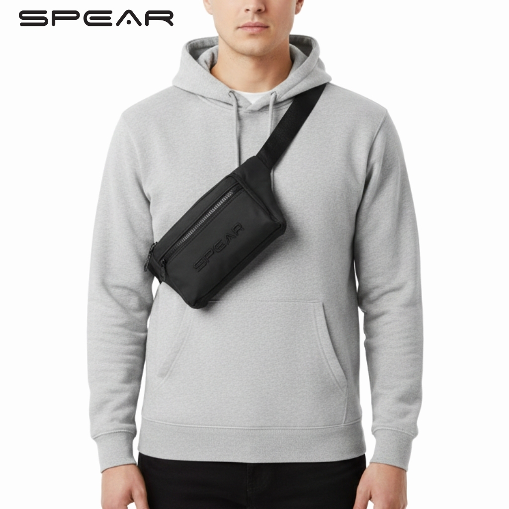 SPEAR Waistbag Import Slingbag Tas Pinggang Original Spear Waterproof Tas Ringan Pria WB-002