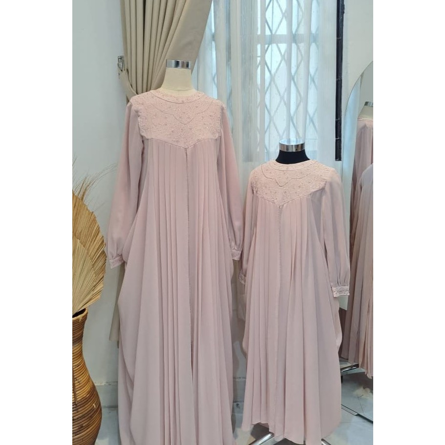APHRODITE DRESS Gamis D-411 Nesty Collection - Gamis Muslimah Wudhu Friendly, Dress Muslimah, Dress/