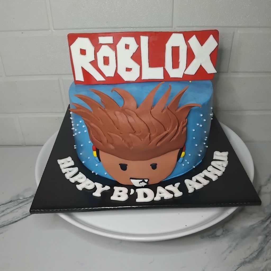 Kue ulang tahun roblox cake roblox