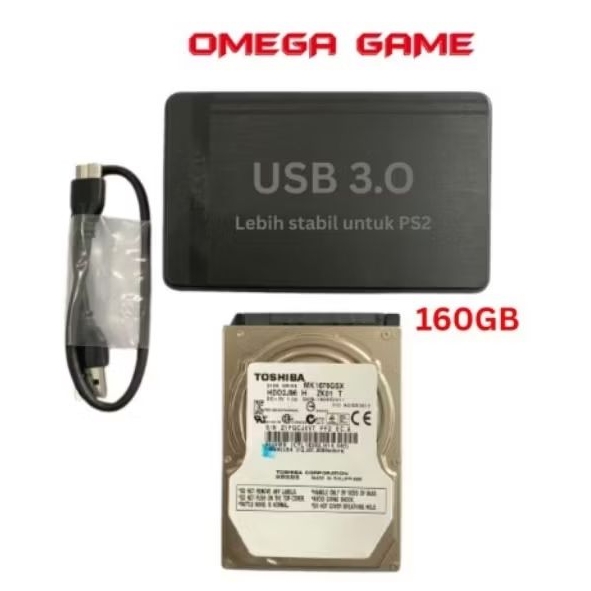 hardisk eksternal ps2 160gb