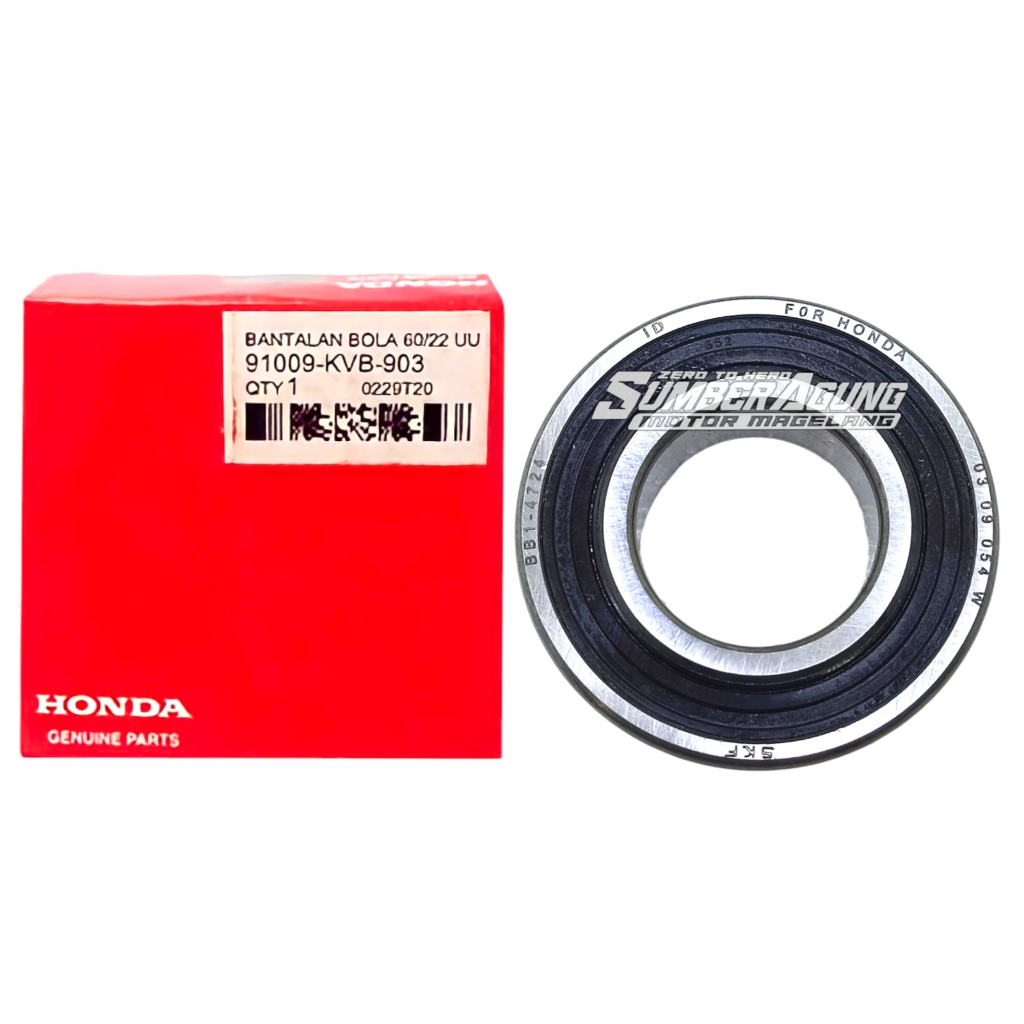 ORIGINAL LAHER BEARING RODA BELAKANG BEAT/BEAT FI/SCOOPY FI/SPACY FI/VARIO 110 FI/ (60/22)