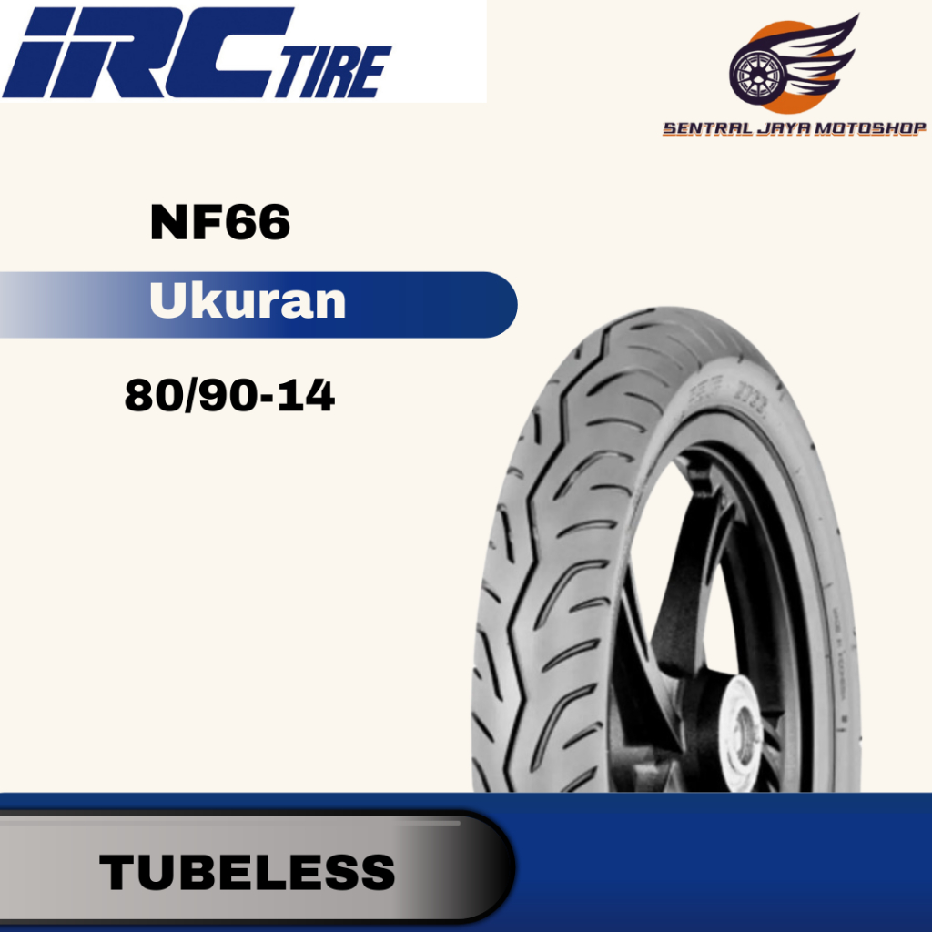 Ban Luar IRC NF66 Ring 14 80/90-14 Tubeless