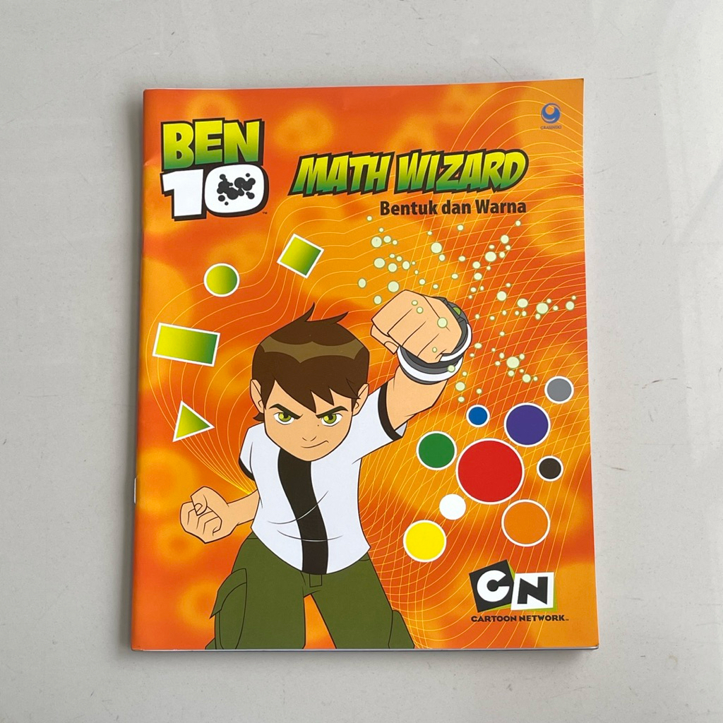 Buku BEN10 MATH WIZARD Bentuk dan Warna
