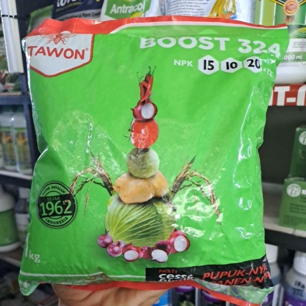 Pupuk NPK Boost tawon 1kg Grower Npk bosster Tawon NPK 15 10 20