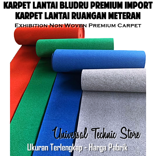 Karpet Keset Lantai Bludru Import Kualitas Super Meteran / Karpet Lantai Bludru Rumah Gedung Pameran