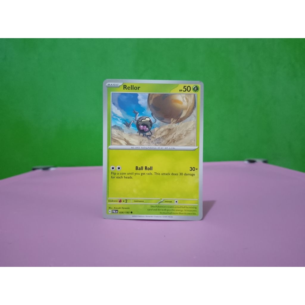 Kartu POKEMON - RELLOR - Nintendo Basic Murah Retro Vintage Rare Koleksi Mainan Anak Anak Nostalgia 