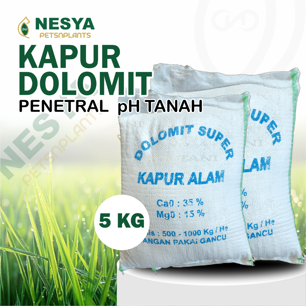 Dolomit Kapur Pertanian 5kg Penetral Tanah