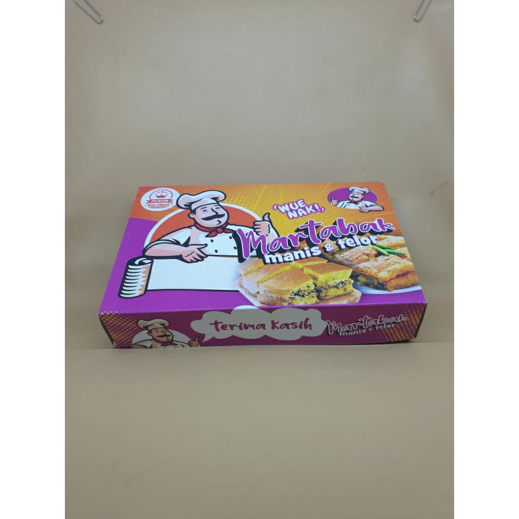 Dus Martabak Motif | (21 × 13,5 × 4) | Dus Martabak/Terang bulan | Non Laminasi