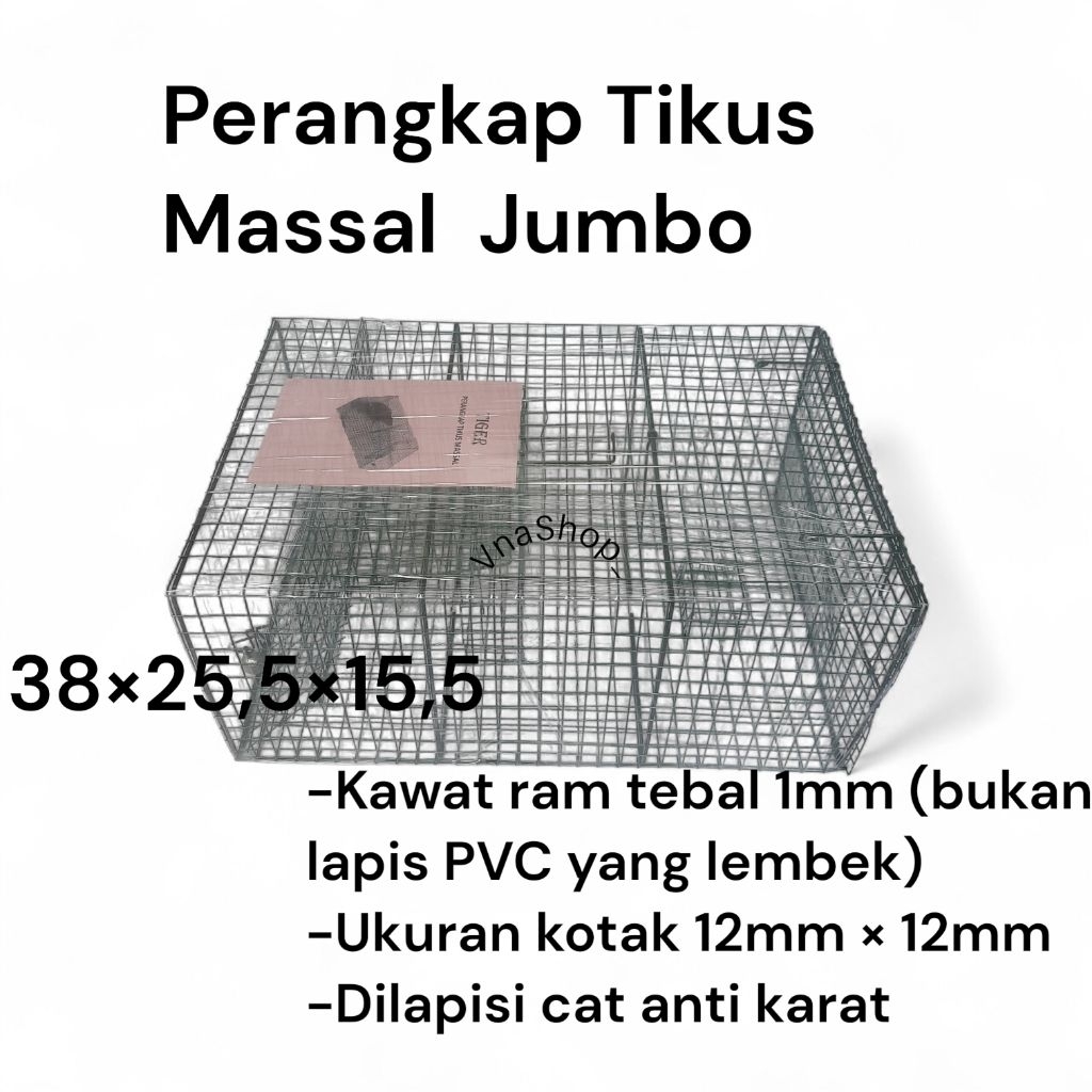 Perangkap Tikus Massal  Jumbo Bahan Tebal Efektif