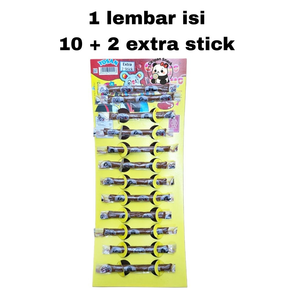 YOSAN CHOYO PASTA LEMBAR ISI 10+2 EXTRA STICK
