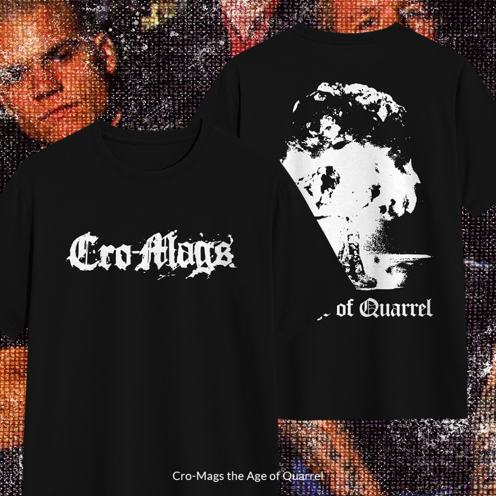 Kaos Band Cro-Mags the Age of Quarrel - Hitam