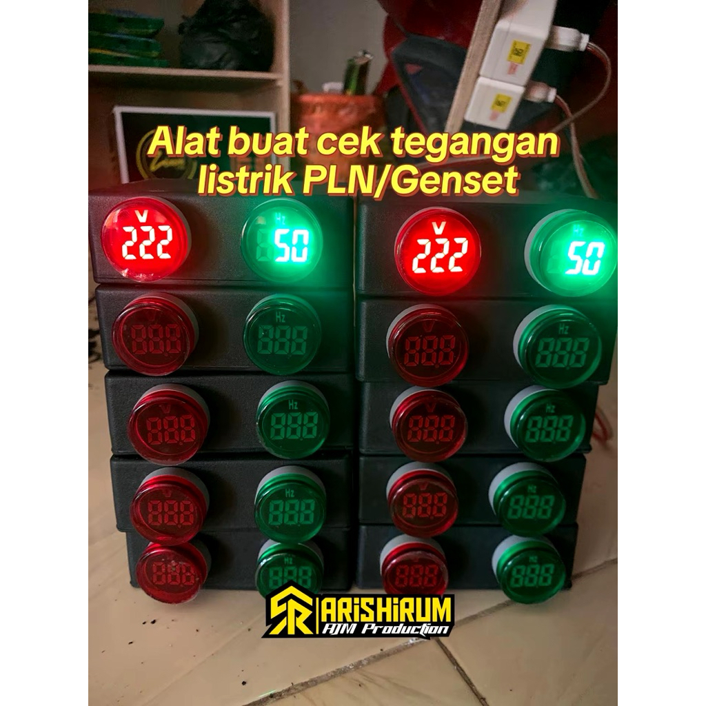 Volt dan HZ meter siap pakai akurat