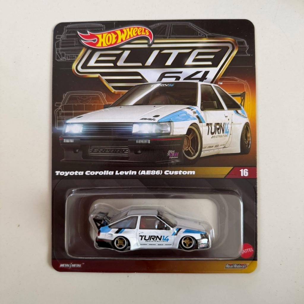 Hot Wheels Elite64 Toyota Corolla Levin AE86 Custom