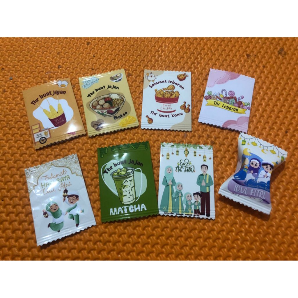 angpao lebaran permen,angpao lebaran unik,angpao bentuk permen