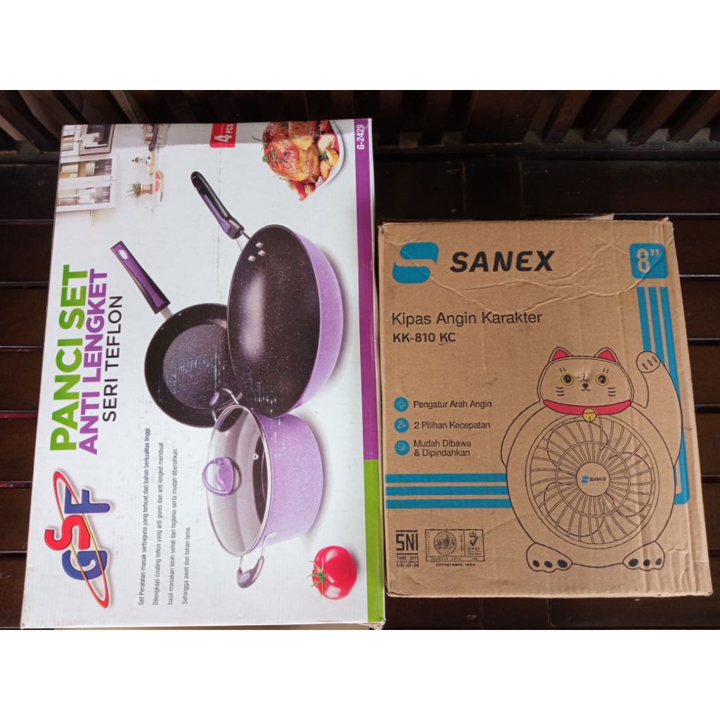 Panci teflon set anti lengket GSF G-2429