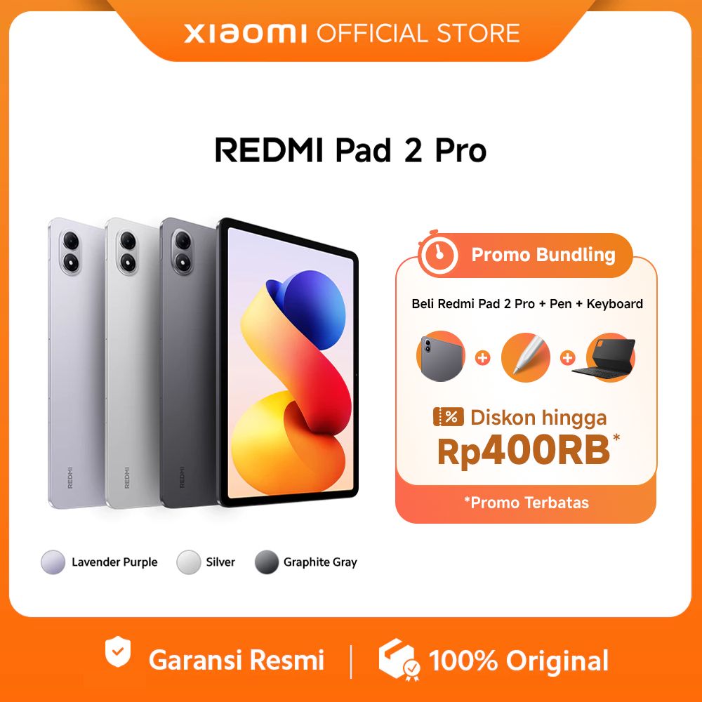Redmi Pad 2 Pro | 12.1" 2.5K crystal-clear display | Massive 12000mAh (typ) battery | Snapdragon 7s 