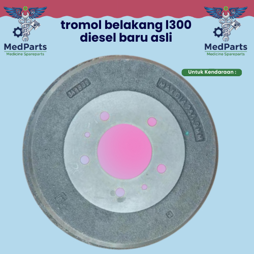 Brake Drum Tromol Belakang Mitsubishi L300 Diesel Kuda Bensin = Kuda Diesel Varian Per Pcs
