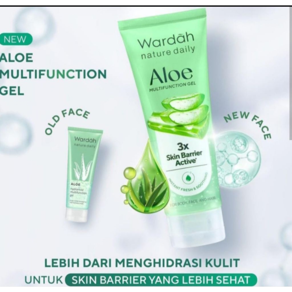 Wardah nature daily moist gel aloe vera