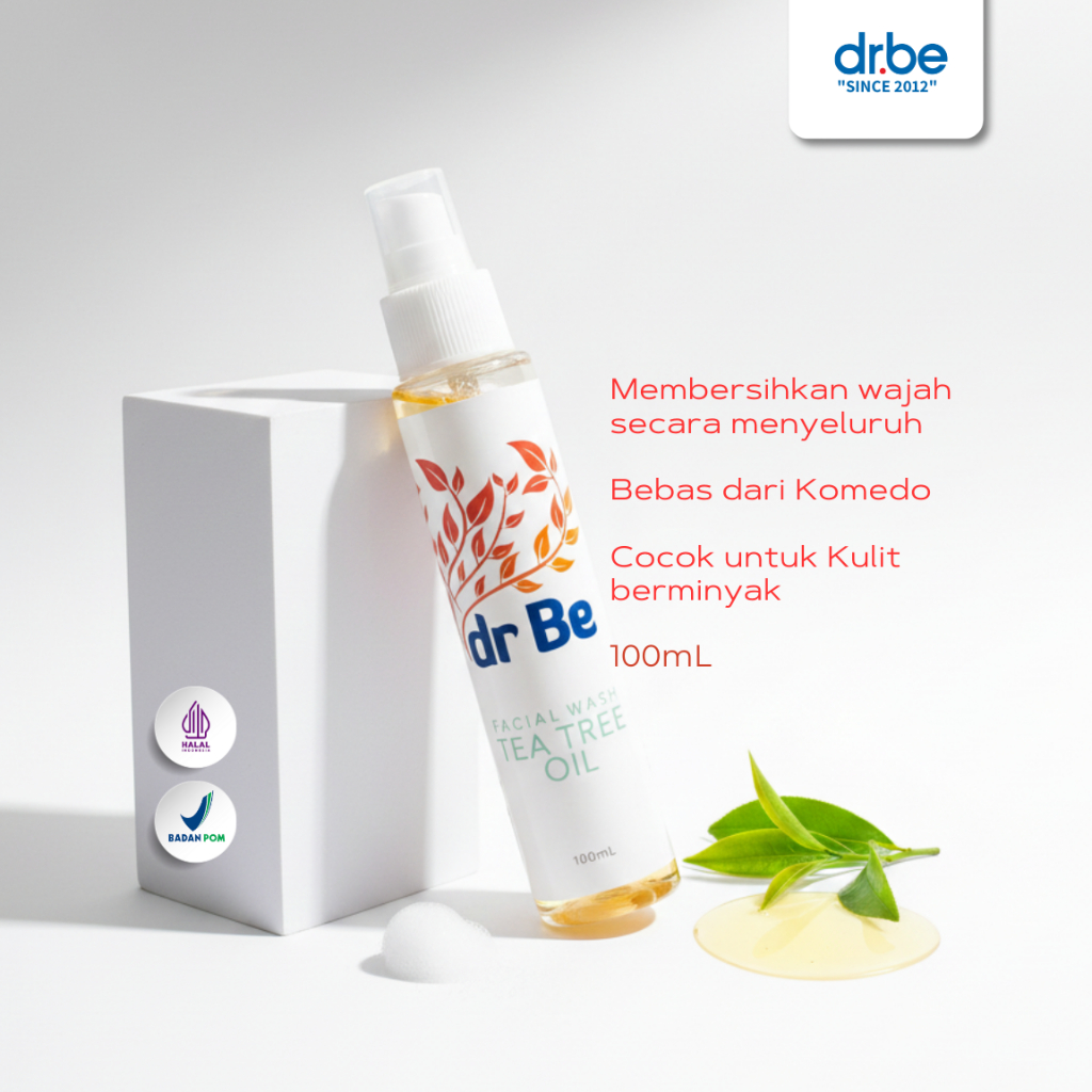 dr be glow - Facial Wash Tea Tree Oil - Pembersih wajah 100mL