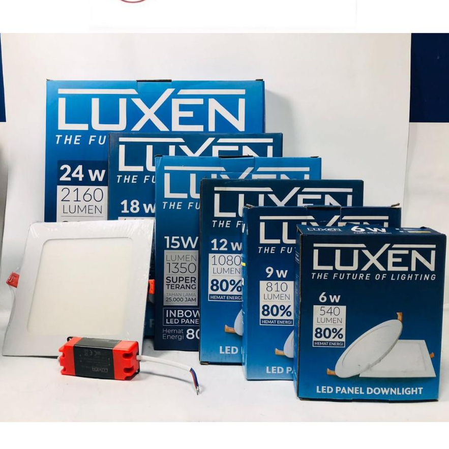 LUXEN Lampu Downlight Panel Inbow Kotak GALAXY LUXEN 7w 9w 12w 18w 24w